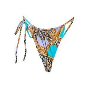 Inamorata Las Olas Bottom in Lavender Leopard Link, Small